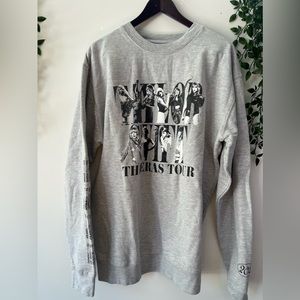 Taylor Swift The Eras Tour Gray Crewneck - XL